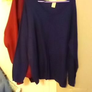 Long sleeve women's plus size shirt